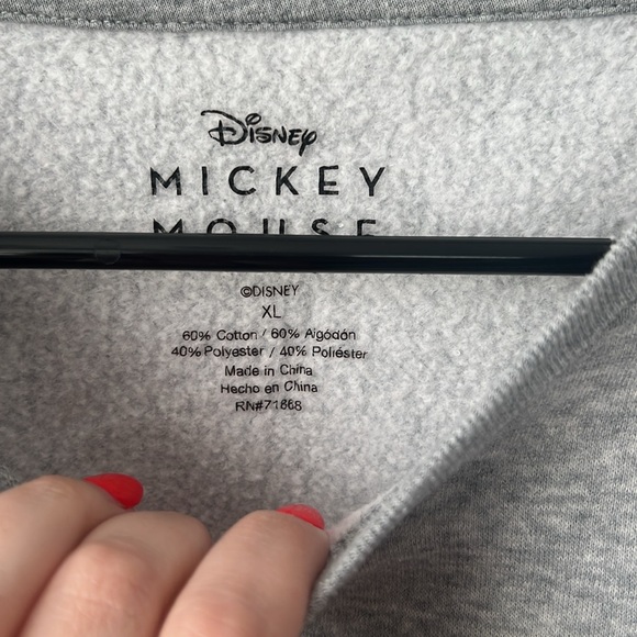 Disney Mickey Mouse Holiday Crewneck - Juniors XL - Picture 4 of 6